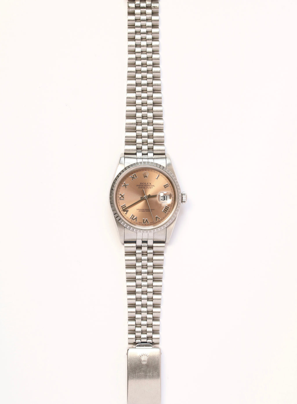 1999 Rolex Datejust 16220 w/ Salmon Dial